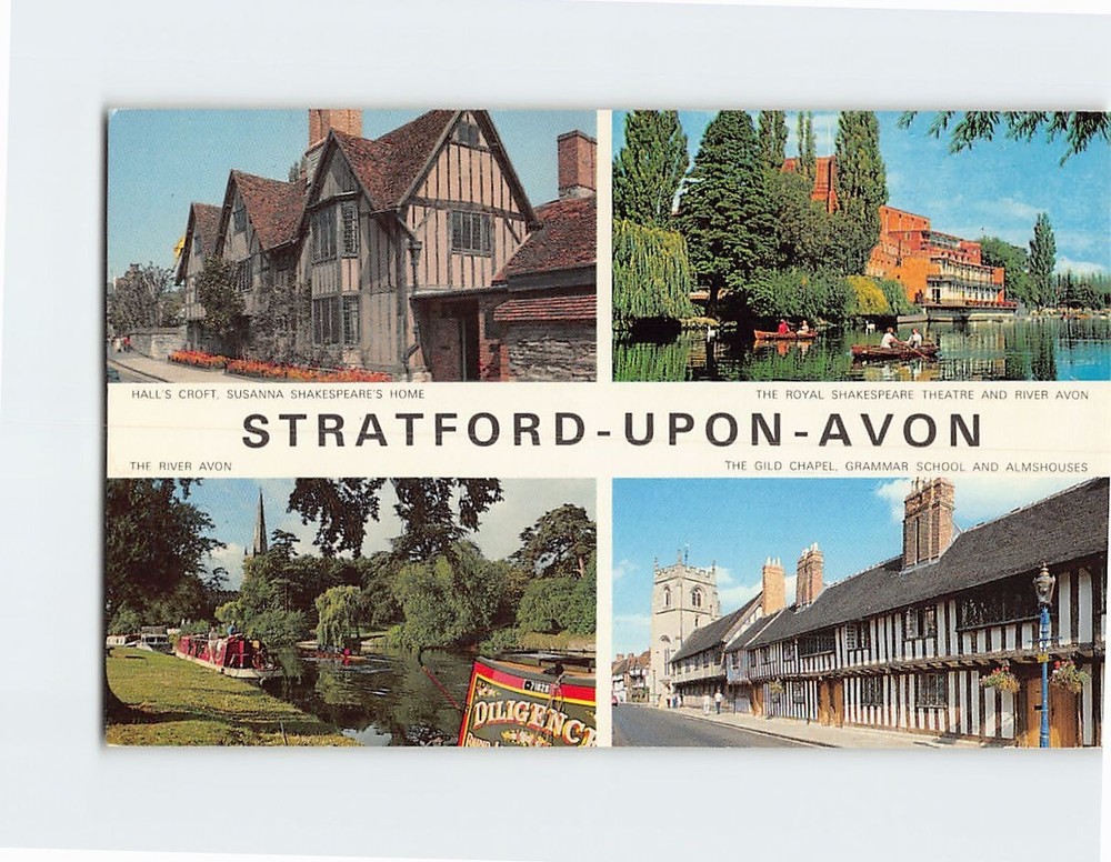Postcard Scenes & Views Stratford Upon Avon England