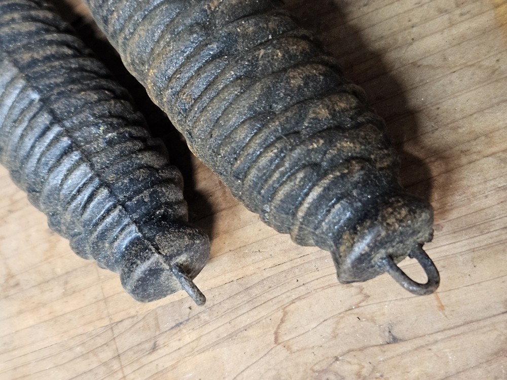Vintage Clock Weights Set of 2 in Good Condition