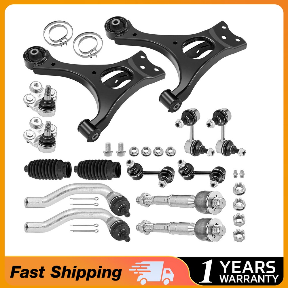 14Pcs Front Lower Control Arm Suspension Kit for 2006-2011 Honda Civic Sedan