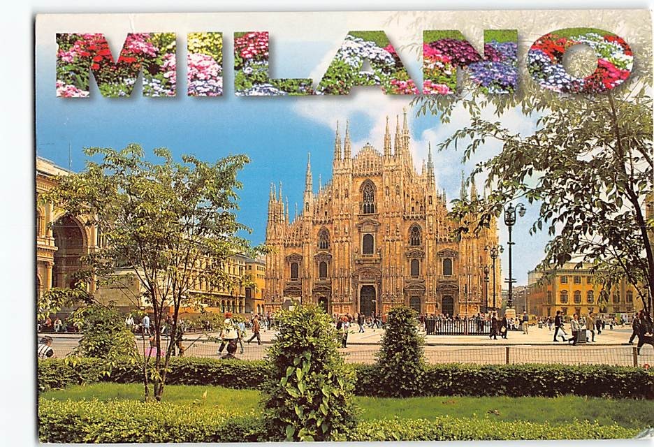 Postcard The Cathedral Milan Italy