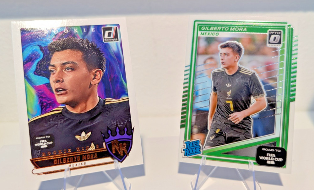 Gilberto Mora 2025-26 Donruss Road To World Cup Optic RC & Rookie Kings Card Lot