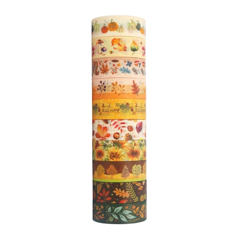Wrapping Decorative Masking Tape Stickers for DIY Art Scrapbooking