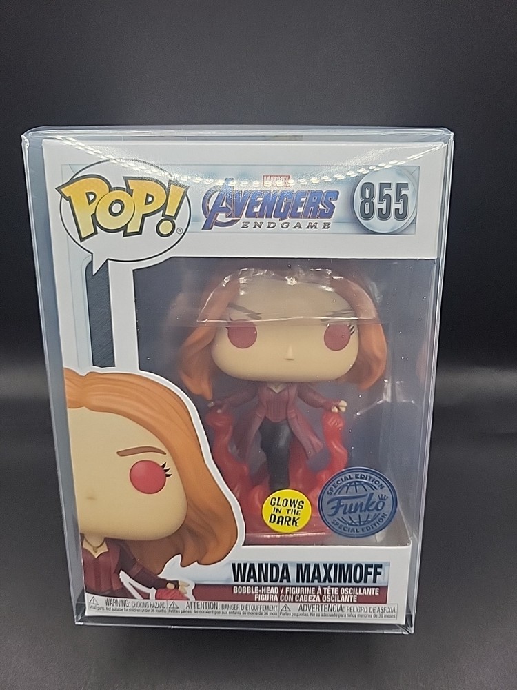 Funko Pop! Marvel Avengers Wanda Maximoff 855  Exclusive Glow In The Dark