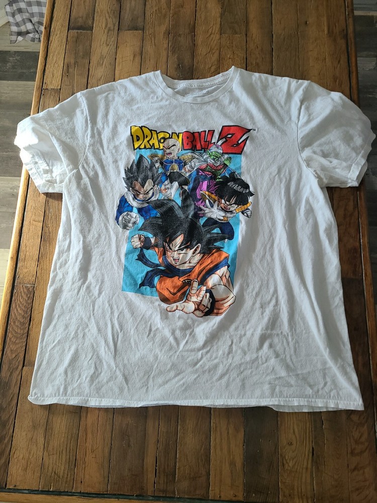 Dragon Ball Z Namek Saga T Shirt Goku Gohan Vegeta Krillen Piccolo Mens Size XL