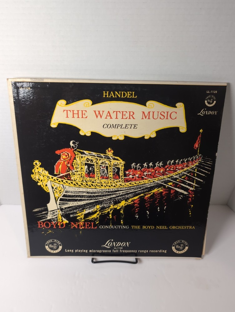 BOYD NEEL, Handel - The Water Music Complete, LP EX/NM London LL.1128 UK Import