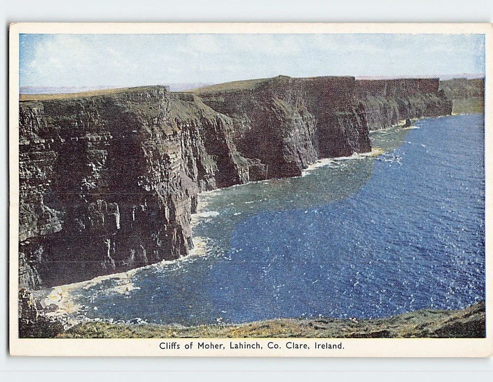 Postcard Cliffs of Moher Lahinch Co. Clare Ireland