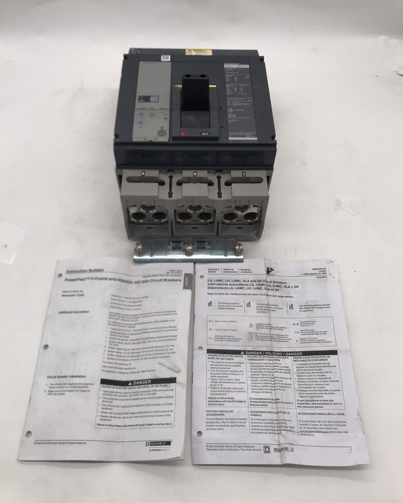 HOUSTON STOCK NEW SQUARE D PJA36060CU31A POWERPACT 600 AMP 600V FREE SHIPPING