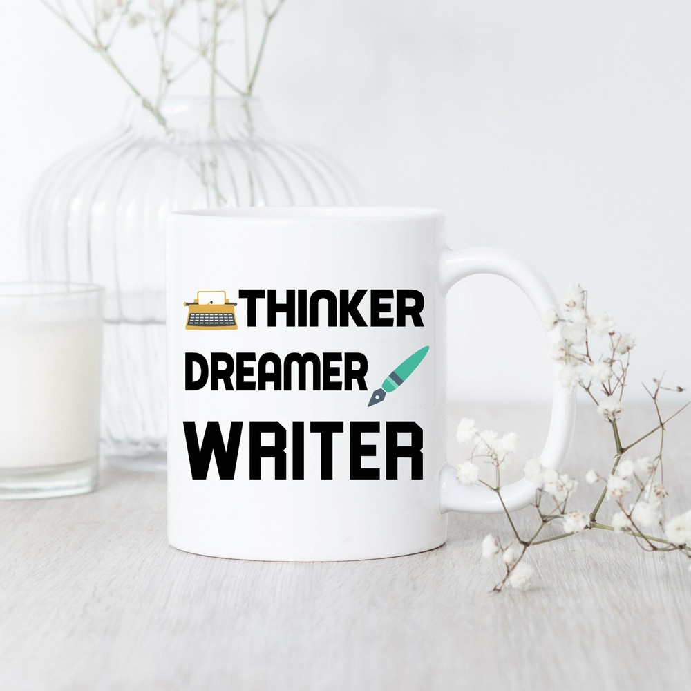 Creative Thinker Dreamer Writer Coffee Mug - Perfect Gift for Writers