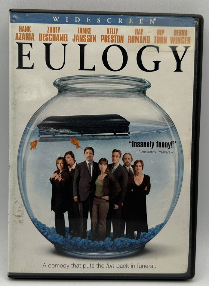 Eulogy DVD  Widescreen Hank Azaria Zooey Deschanel Rip Torn Free Shipping 2003