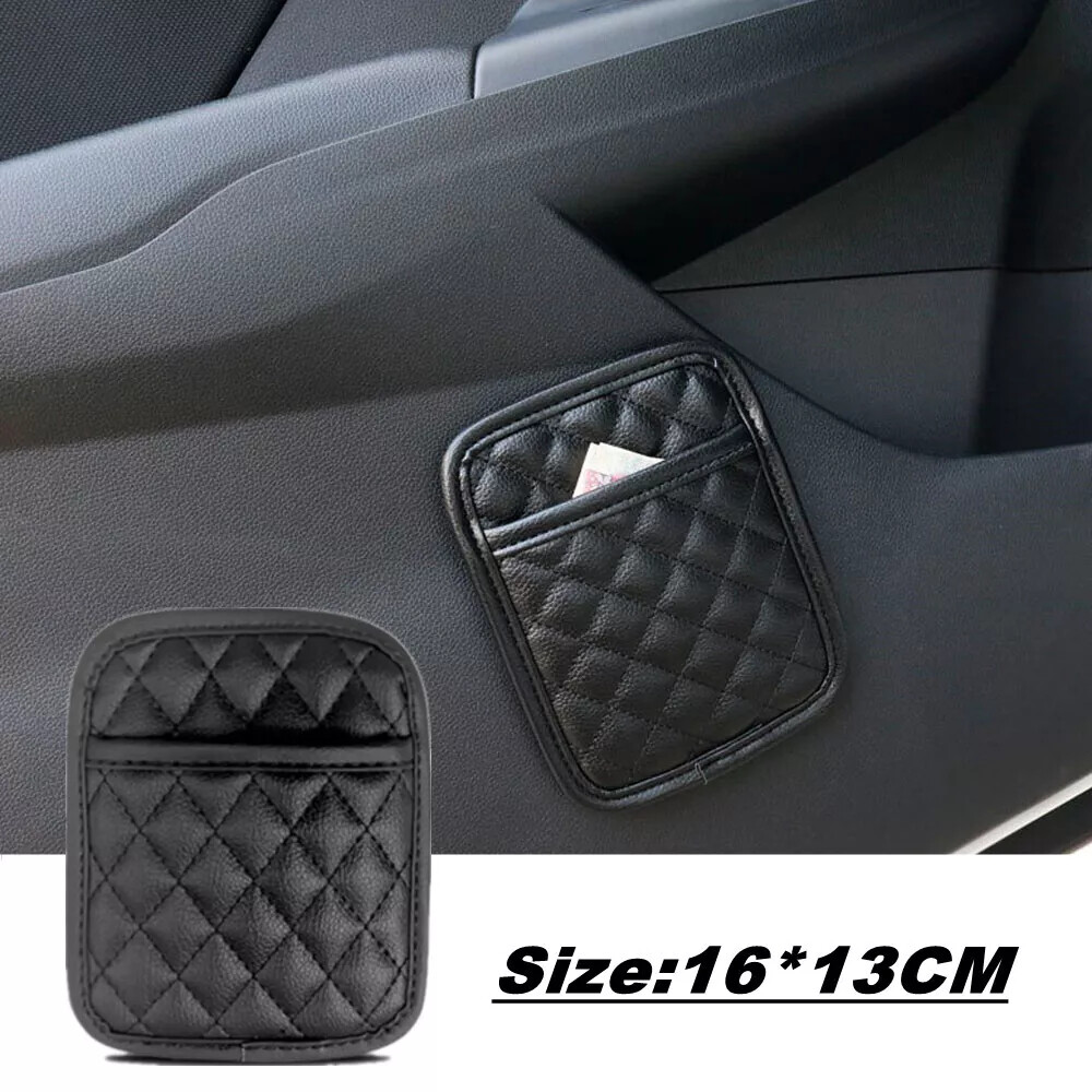 Car Interior Accessories Organizer - Phone Keychain Storage Bag Holder