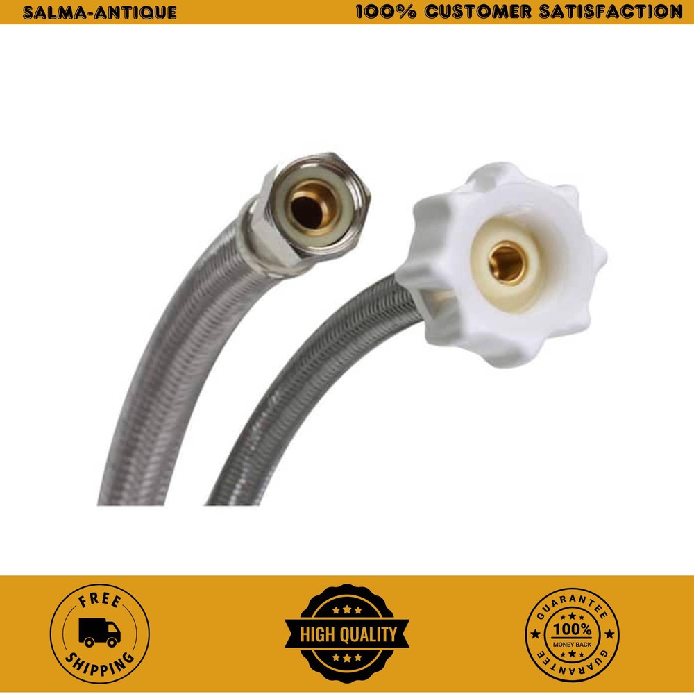 Fluidmaster 3/8 in. Compression x 7/8 in. Ballcock 12 in. L Click Seal Toilet