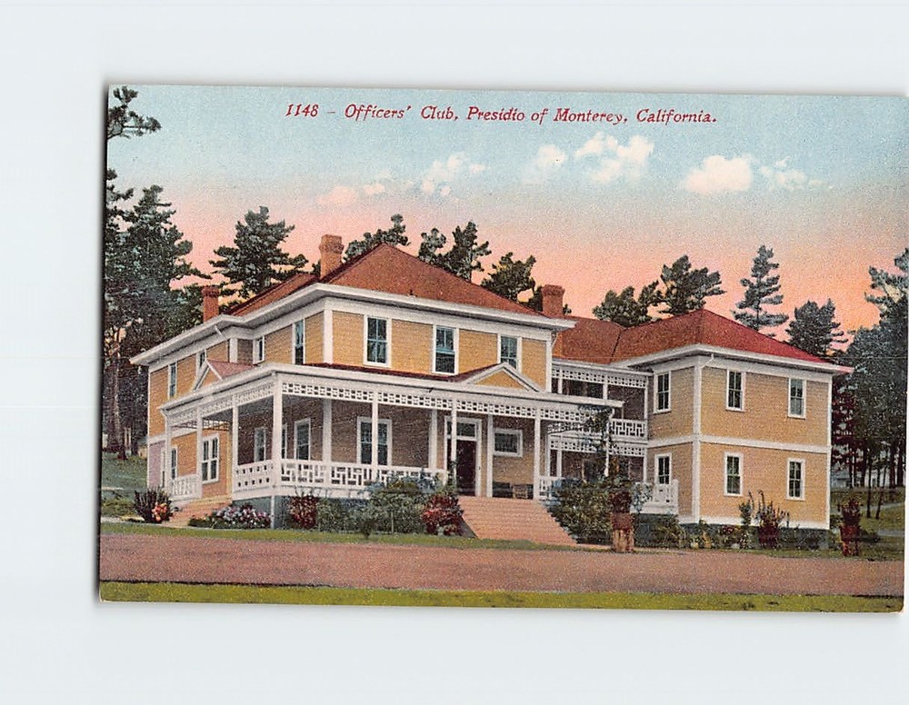 Postcard Officers Club Presidio of Monterey California USA