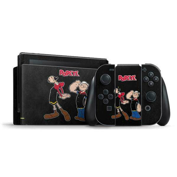 Popeye Nintendo Switch Bundle Skin - Popeye and Olive Oyl