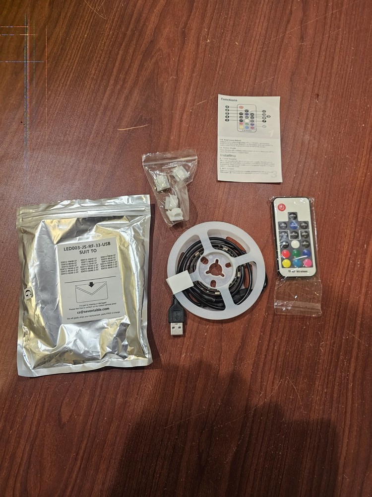Advanced RGB LED Controller with RF Remote and USB Connectivity – JS-190-USB Model for Enhanced Lighting Control
