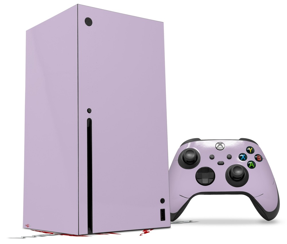 Skin Set for XBOX Series X Solids Collection Lavender