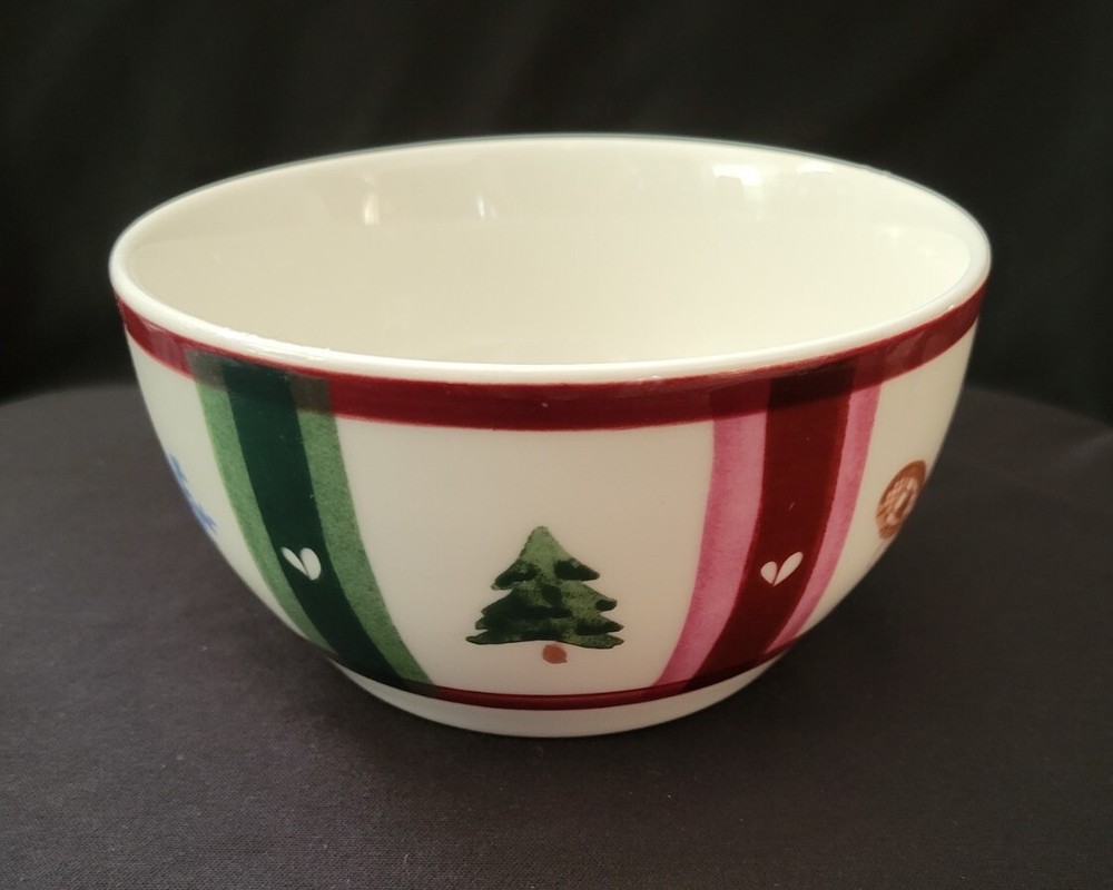 Pfaltzgraff Snow Bear Cereal Soup Bowls Set of 4 5.5 Inch