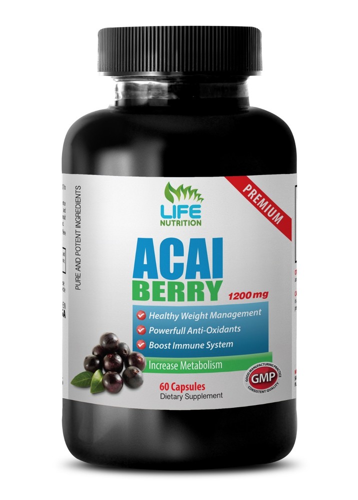 Acai Berry Extract Powder - Acai Berry Extract 1200mg - Immune System Booster 1B-image