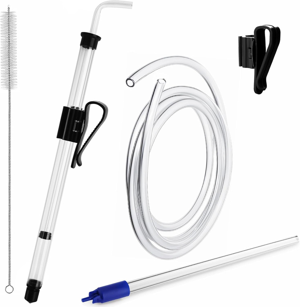 14” Auto Siphon with Bottling Wand 3/8” Racking Cane Beer Wine Siphon Auto Sipho