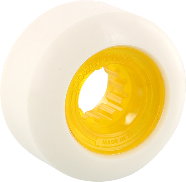 POWERFLEX ROCK CANDY 58mm 84b WHT/CL.YELLOW Wheels Set