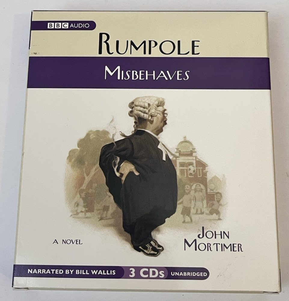 Rumpole Misbehaves, John Mortimer Unabridged 3 CD Audiobook Bill Wallis Narrator