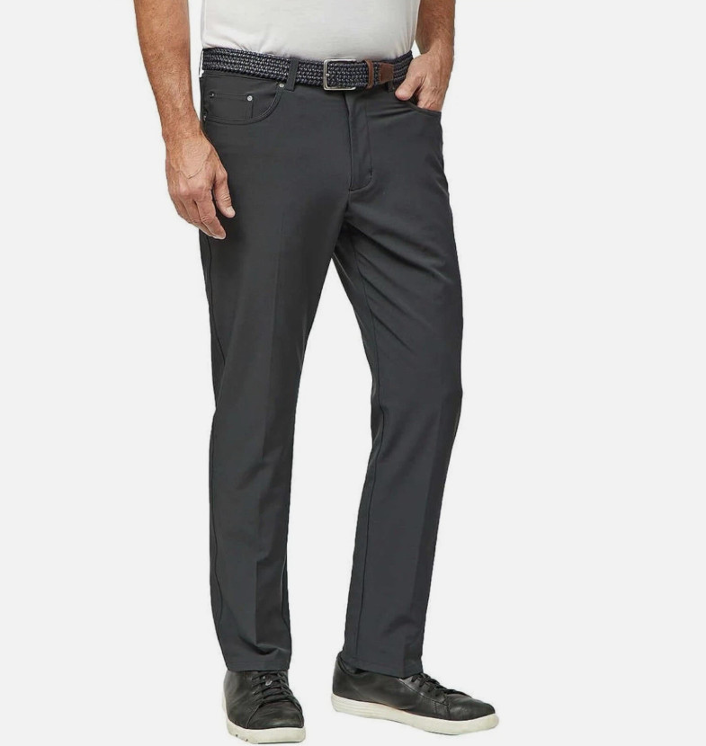Greg Norman Men's Ultimate 5-Pocket Pants ML75 Black Size 40x29