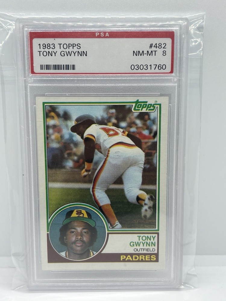 Topps 1983 Tony Gwynn RC Rookie #482 PSA 8 Baseball MLB San Diego Padres