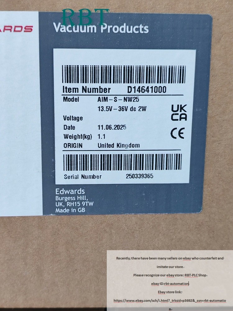 EDWARDS D14641000 Vacuum Gauge Brand New