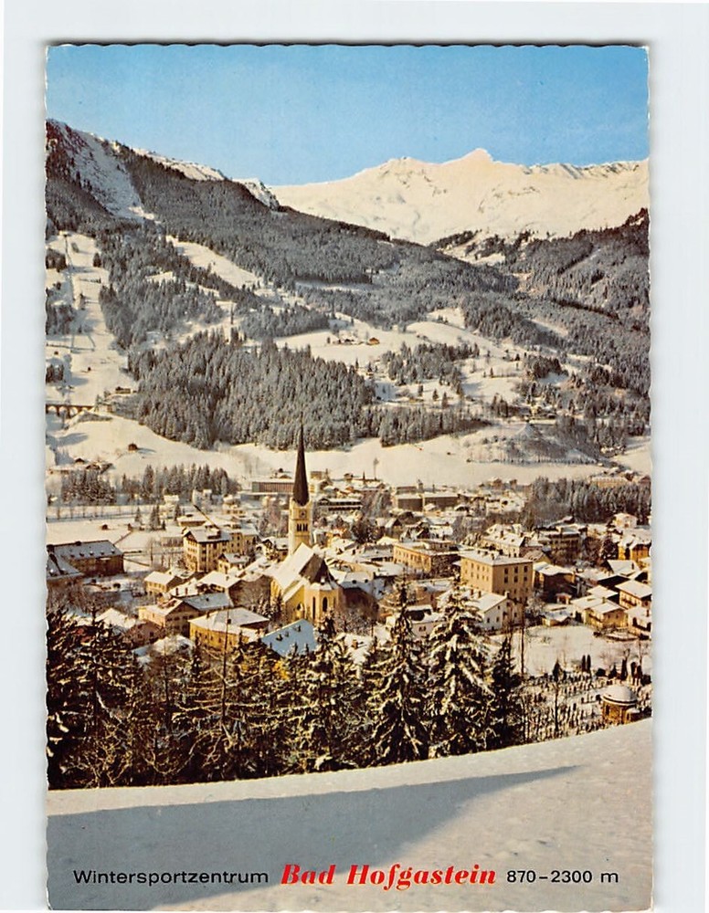 Postcard View in Bad Hofgastein Austria