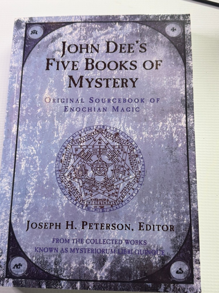 John Dee’s Five Books of Mystery Joseph Peterson 2003 Enochian Magic Occult