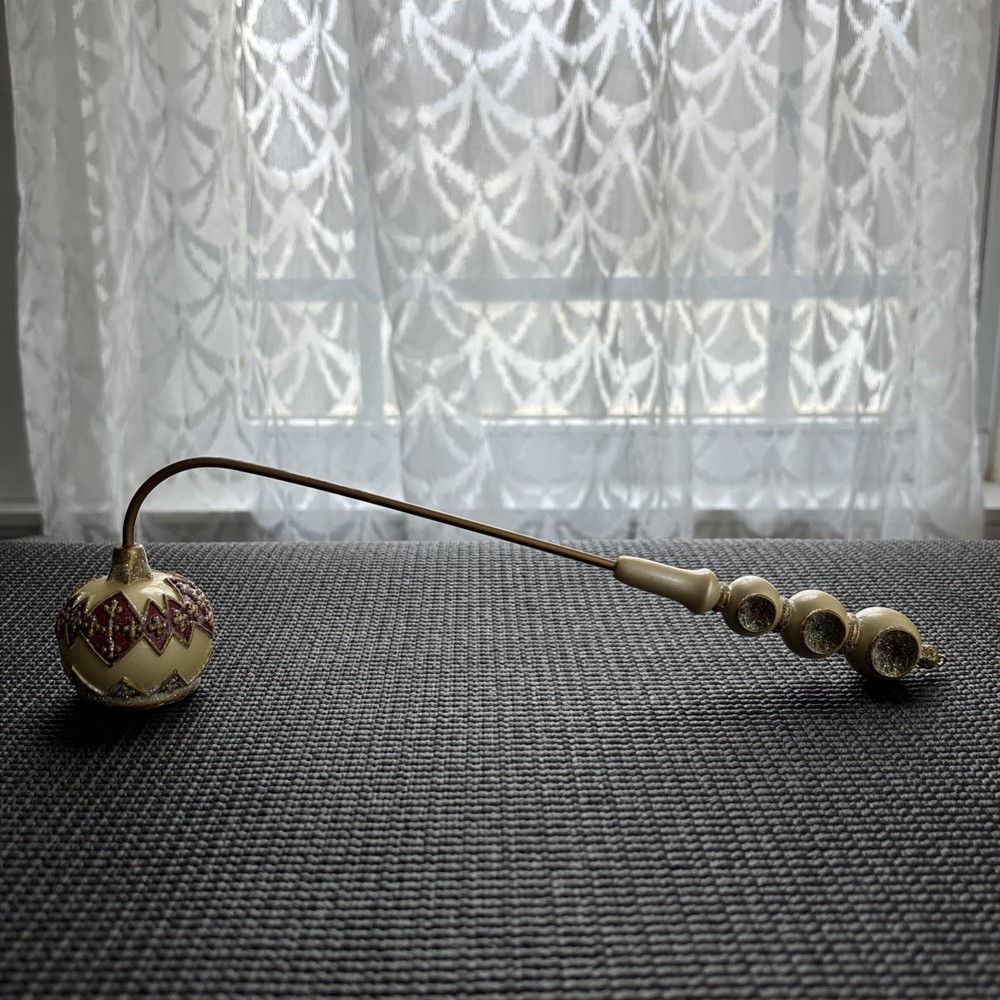 Vintage 1999 Boston Warehouse Candle Snuffer Christmas Opulent Ornaments 10