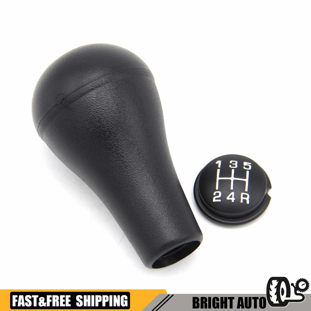 5 Speed Shift Knob & Insert For Ram Truck Dodge 1500 Jeep Wrangler Cherokee 2500