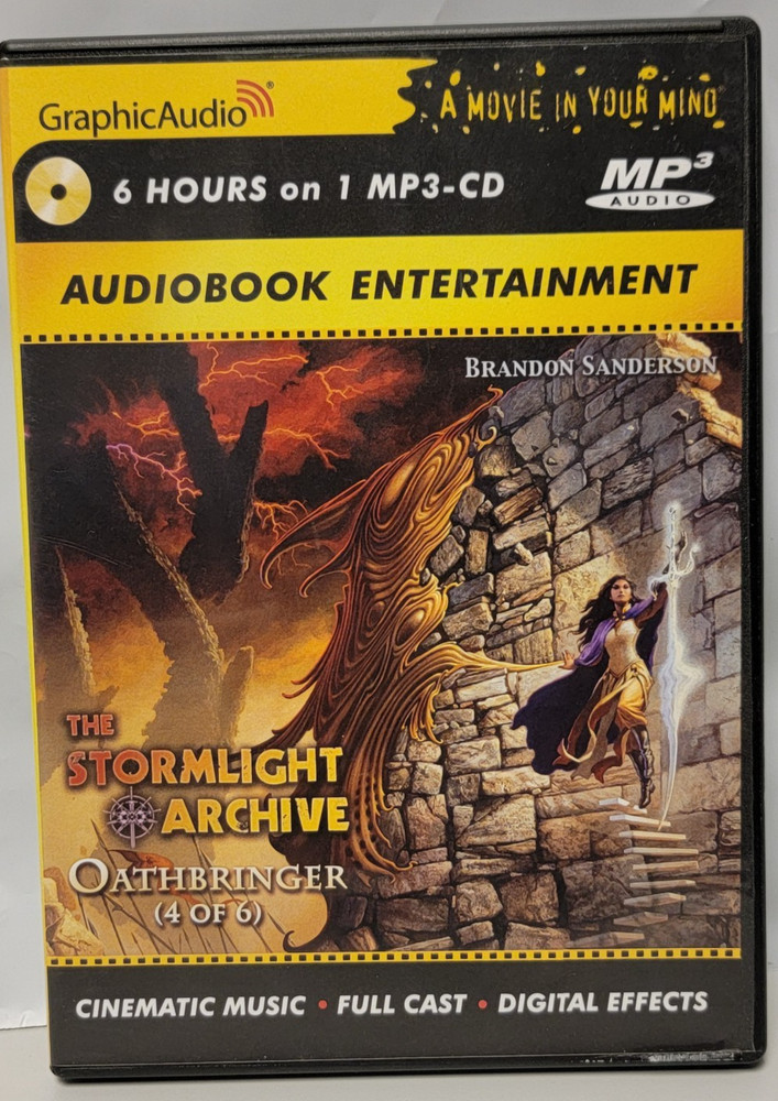 Oathbringer (4 OF 6) MP3-CD Stormlight Archive 3 Brandon Sanderson GraphicAudio