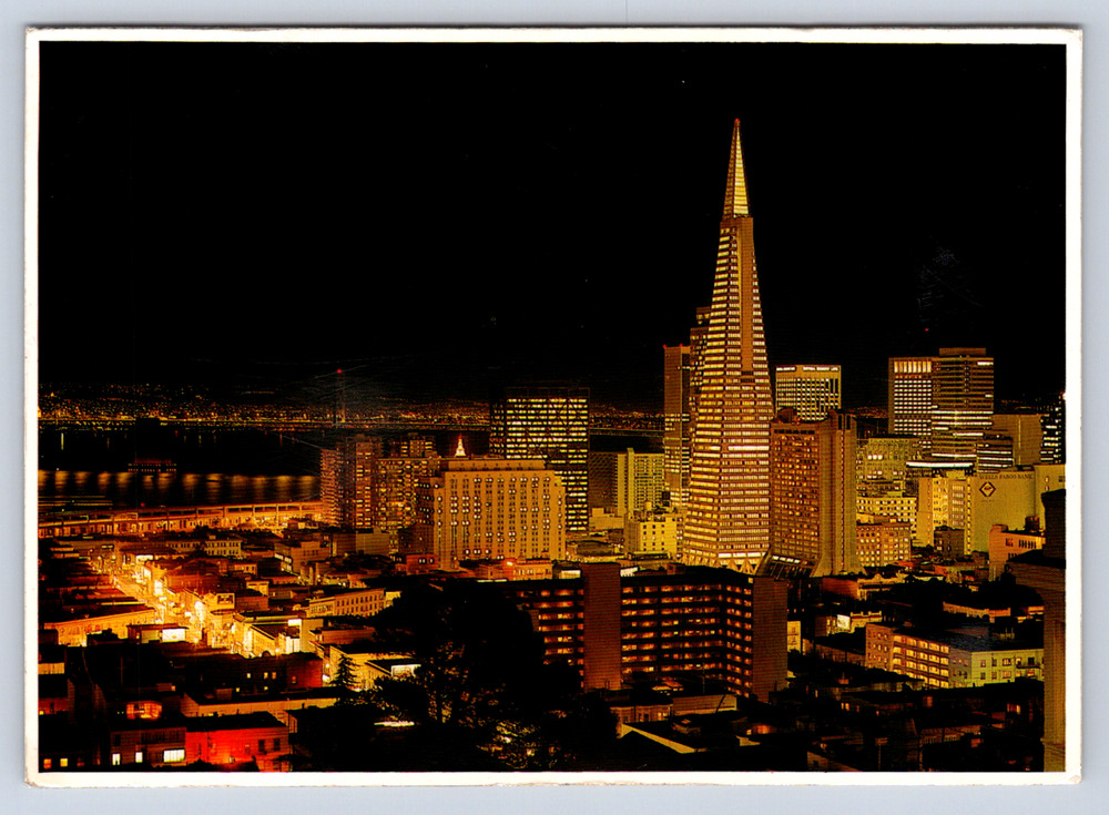 Vintage Postcard San Francisco California Transamerica Pyramid