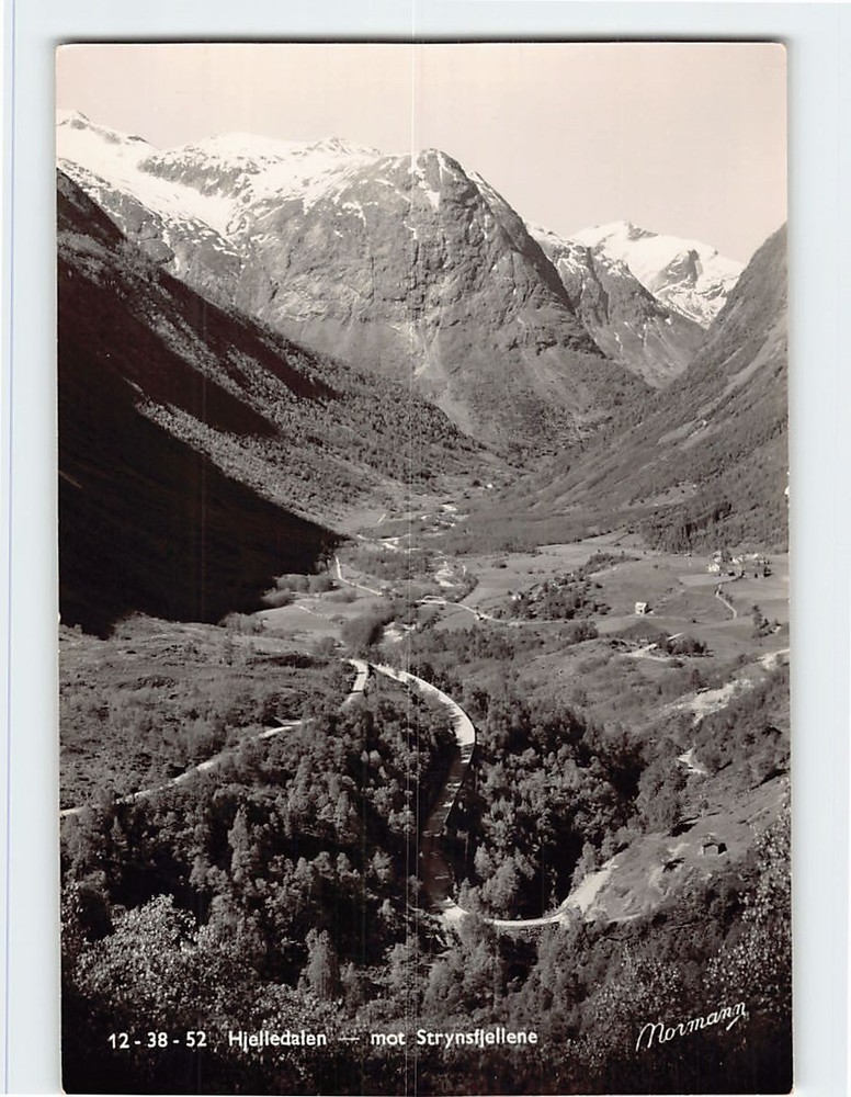Postcard Hjelledalen Valley in Norway