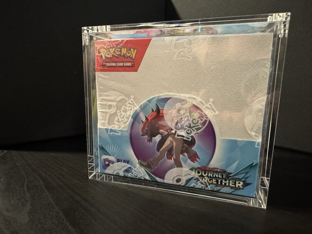 Pokemon TCG Scarlet & Violet - Journey Together Enhanced Booster Box In Acrylic