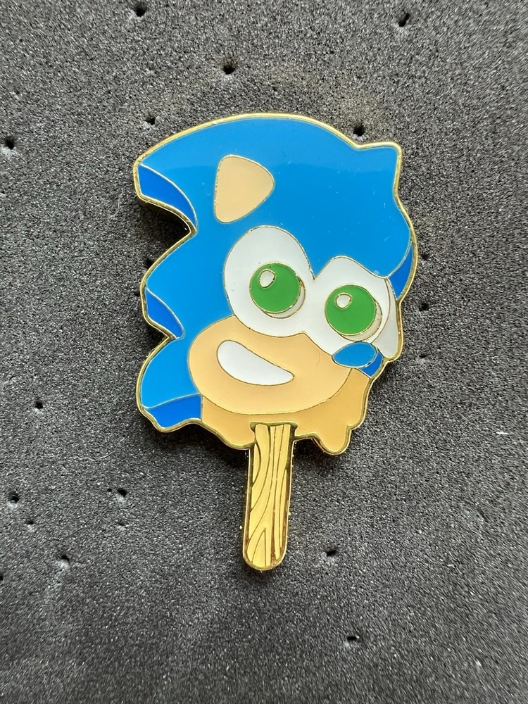 Sonic the Hedgehog Popsicle Head Enamel Pin - Loungefly