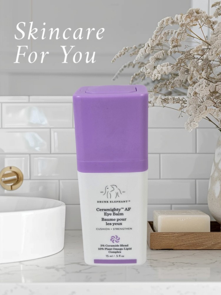 Drunk Elephant Ceramighty AF Eye Balm 0.5 oz 15 mL Full Size Cream Moisturizer