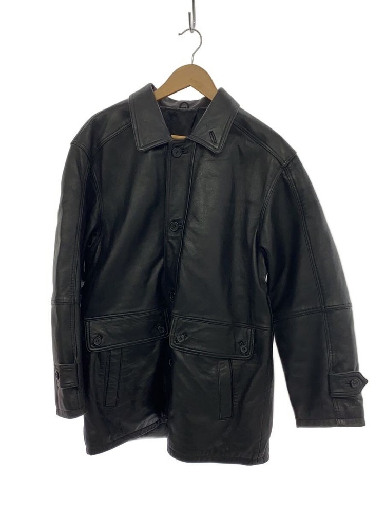 Leather Jacket Blouson/L/Goat Leather/Blk 3500