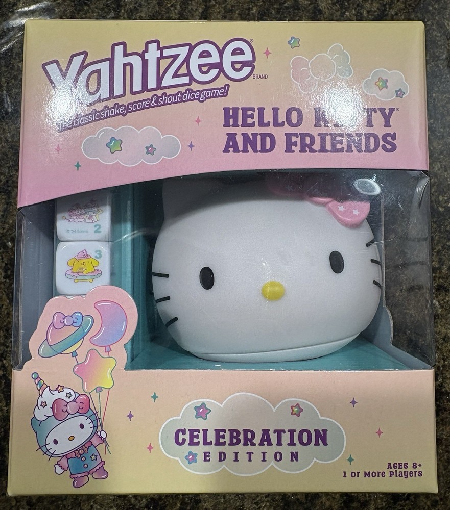 Hello Kitty And Friends Yahtzee Celebration Edition Game New In Box Sealed