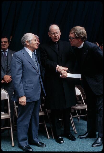 Photo:Mayor Abe Beame, Cardinal Cooke New York City