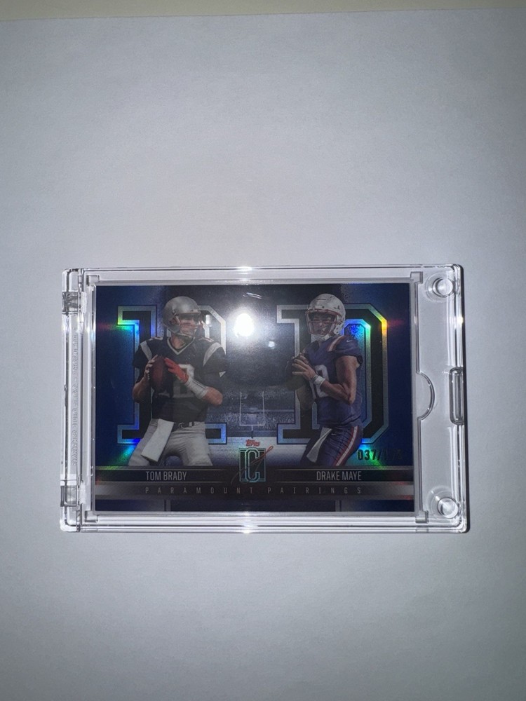2024 Topps Signature Class Paramount Pairings Tom Brady & Drake Maye/ 175