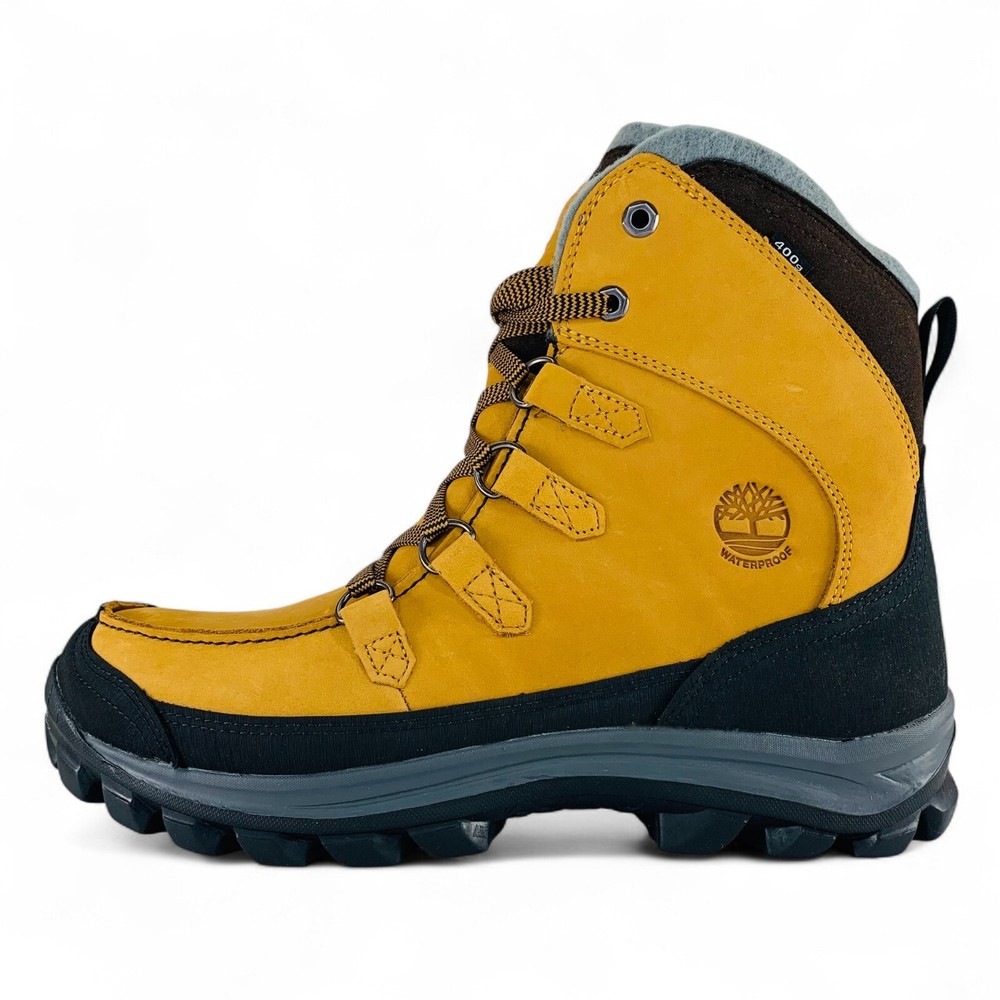 Timberland Chillberg Waterproof Insulated Wheat Nubuck Mens Boots TB19701R231  