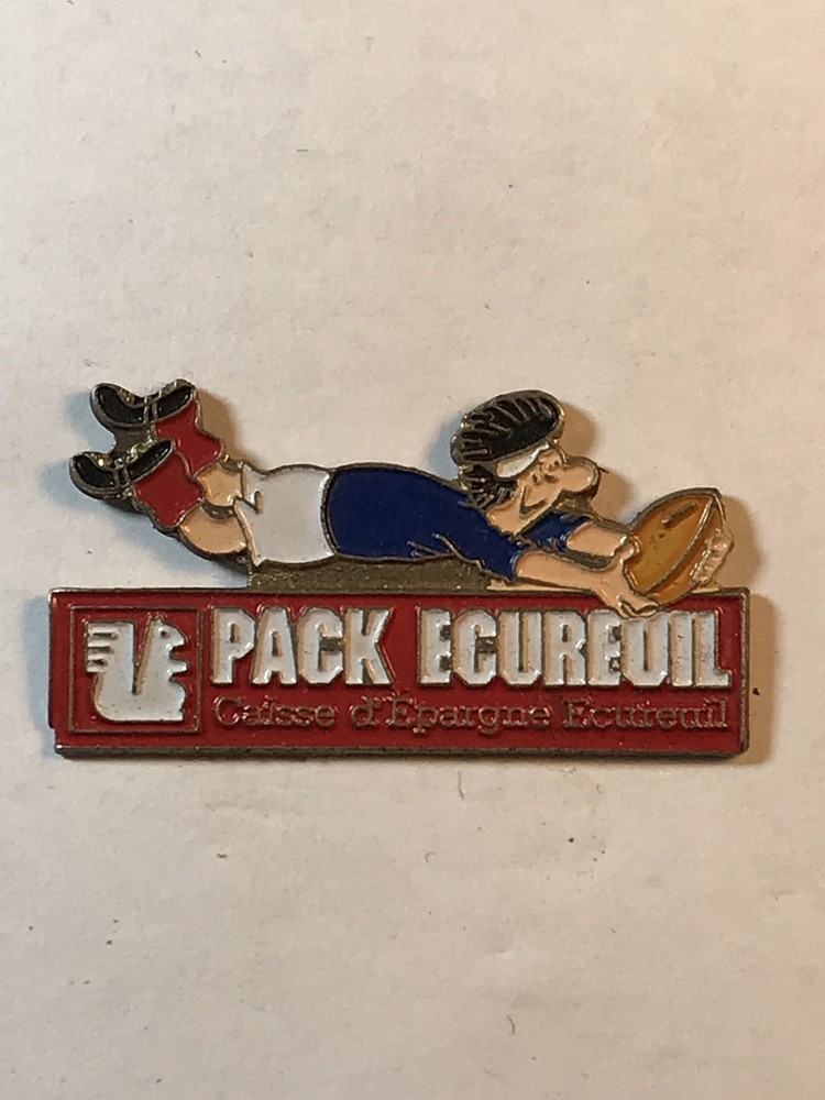 Enhance Your Game with Pin Rugby Player Pack by Caisse d'Epargne Ecureuil