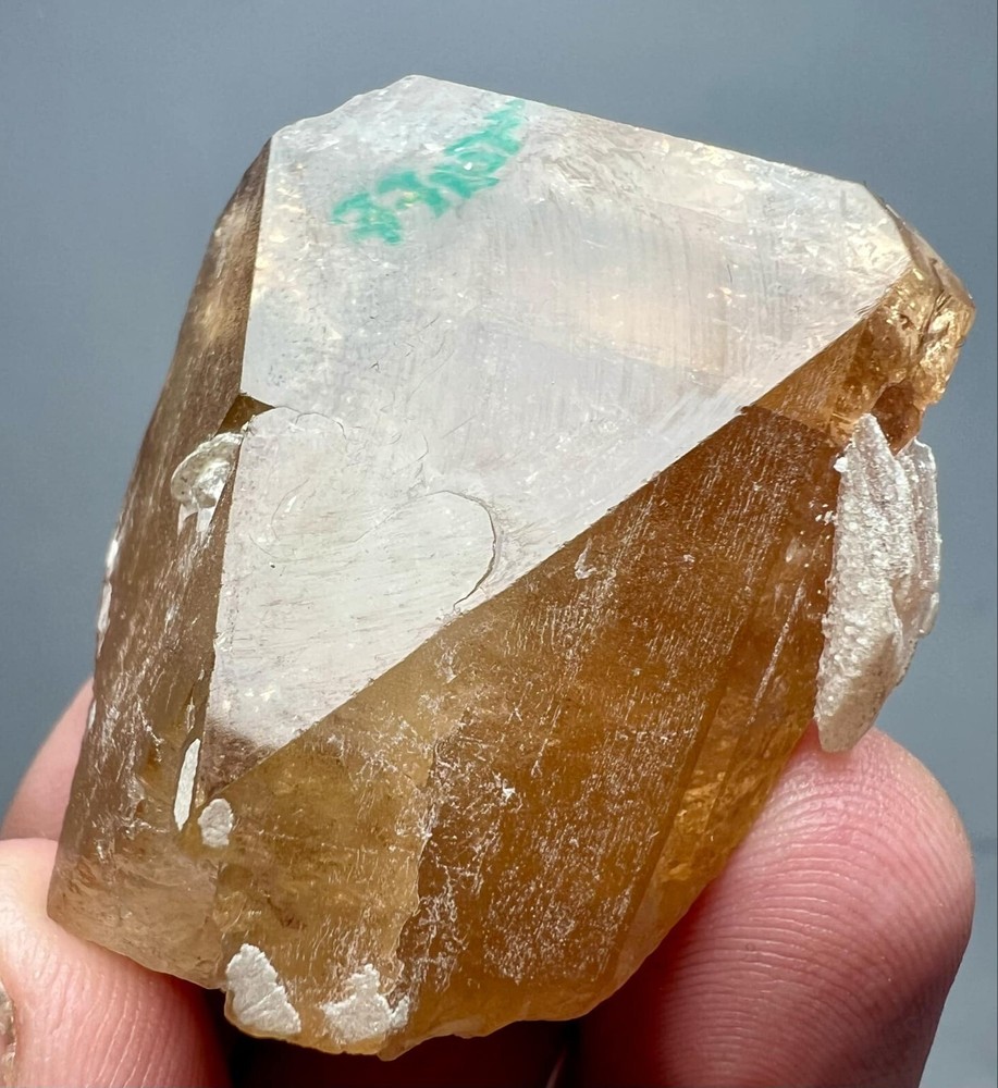 233 Carat Amazing Honey Topaz Huge Crystal With Muscovite From Skardu @PAK