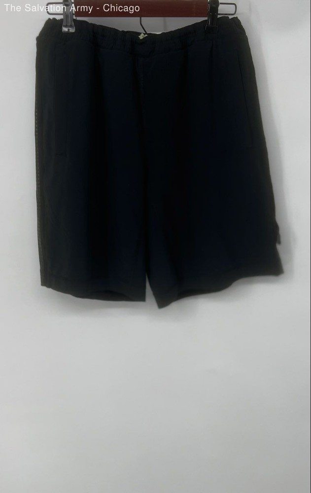 Lululemon Mens Black Pull On Activewear Athletic Shorts Size Large