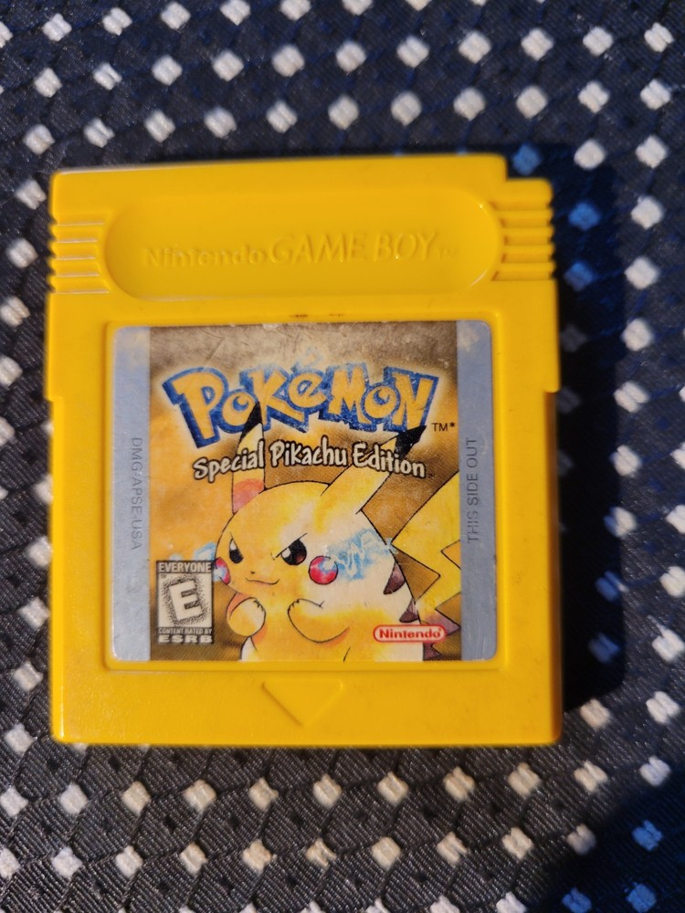 Pokemon Yellow Version Nintendo Game Boy, 1999, Authentic, Tested And Works
