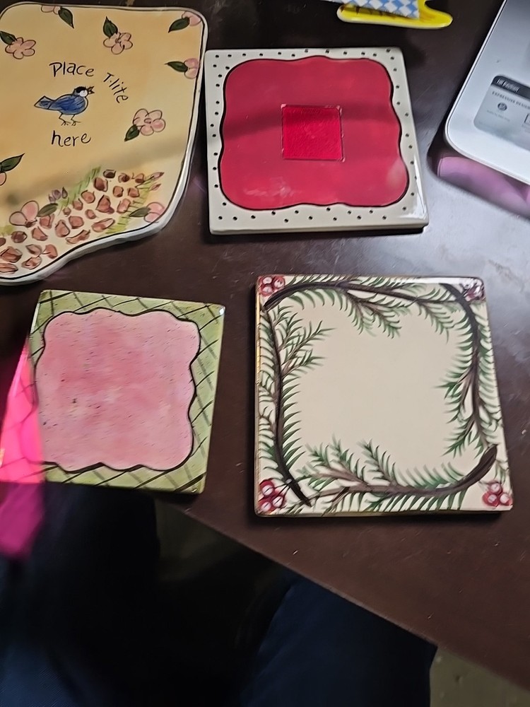 4pc Blue Sky Ceramic Hot Plates