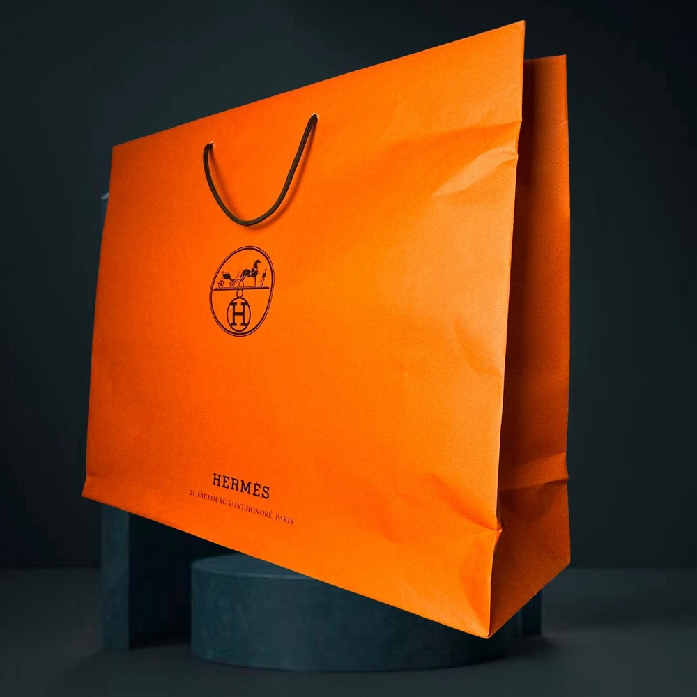 Authentic Hermes Huge Paper Shopping Bag