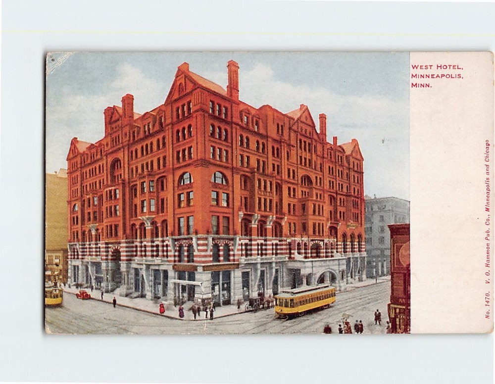 Postcard West Hotel Minneapolis Minnesota USA