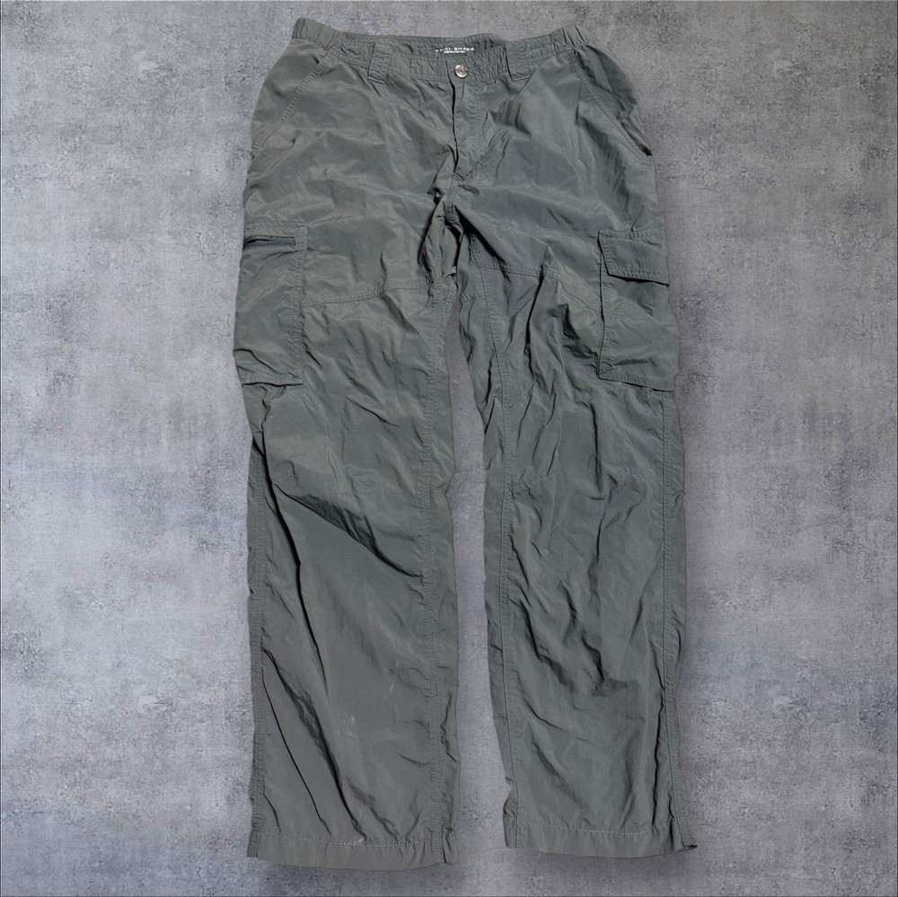 Columbia Omni-Shade Cargo Pants Men’s 36x30 Gray Hiking Outdoor